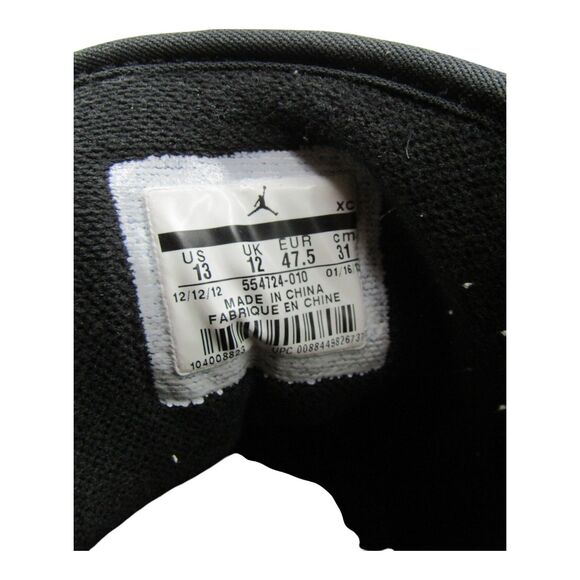 Nike Air Jordan 1 Mid Triple Black 554724-010 Men\'s Shoes Size 13 main image 11